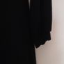Cardigan, long, black, with ties Image 2