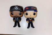 F1 Funko Pops - Hamilton , Verstappen