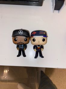 F1 Funko Pops - Hamilton , Verstappen
