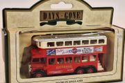 LLedo Diecast Model of Days Gone 49003 1931 AEC Renown Double Deck Bus MARTINI
