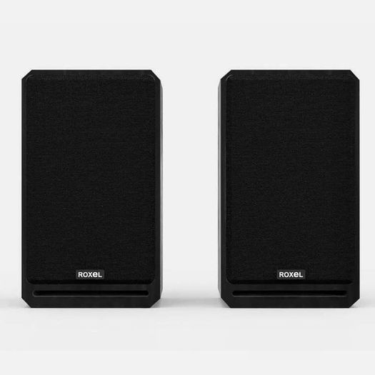 Bookshelf Speaker, Black Wood Effect Cabinet with 4 inch Enhanced Carbon Fibre Woofer, 1 Inch Silk Dome Tweeter, Detailed and Refined Sound150W RMS