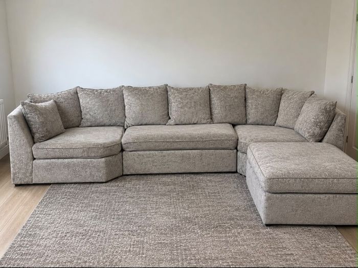 large brown sofa