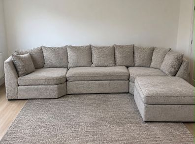 large brown sofa