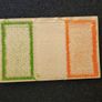 Irish tricolour/ flag, cloth patch. Image 2