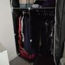 Black Fabric Wardrobe Image 2