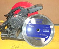 Rotabroach Element 14/3A 355mm Chop Saw for sale with 2 new cold cutting blades.