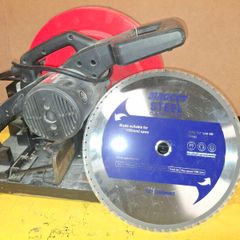 Rotabroach Element 14/3A 355mm Chop Saw for sale with 2 new cold cutting blades.