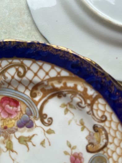 Antique 19th C5 Side Plates & 4Saucers p