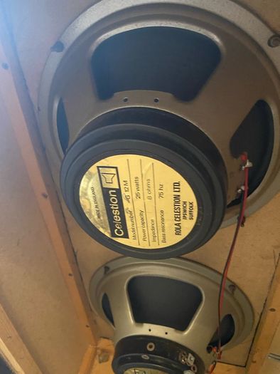 Vintage 2x12 guitar cab