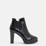 All Saints Sarris block heel patent leather boots Image 3