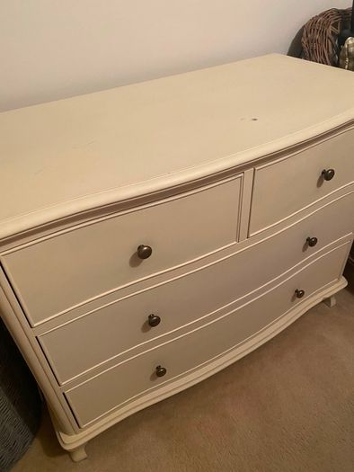 Chest of drawers & side table