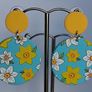 Narcissus Round Motif Earrings Image 6