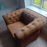 Rustic chesterfield Armchair Image 2