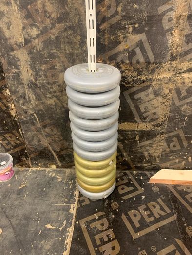 Standard 1" diameter plates