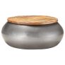 Coffee Table Grey 68x68x30 cm Solid Reclaimed Wood Image 6
