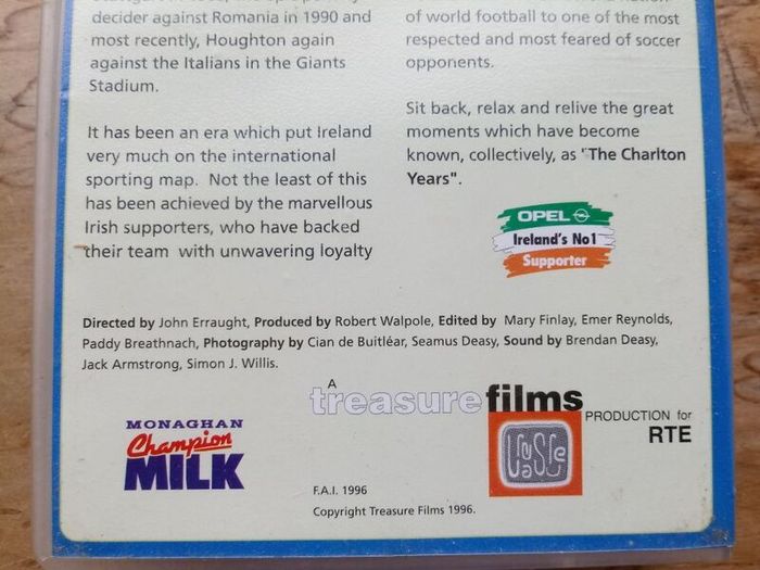 The Charlton Years FAI Vhs Tape