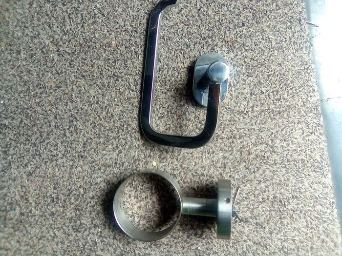 Small.  Side.  Table. Toilet roll. Holder and glass. Holder