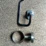 Small.  Side.  Table. Toilet roll. Holder and glass. Holder Image 7