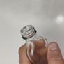 294 - Set of 7 Vintage Clear Glass Decorative Collectible Display Household Bottles Image 3
