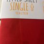 Fitted Sheet Red Single BNWT Image 2