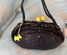 Radley Handbag Black & Yellow