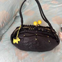 Radley Handbag Black & Yellow