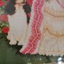 Handmade Cross Stitch Embroidy - Girl with dog Image 2