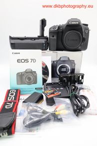 Canon 7d Camera & Canon Bg-e7 Battery Grip #0264
