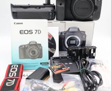 Canon 7d Camera & Canon Bg-e7 Battery Grip #0264