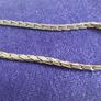 Vintage gold tone chain with beautiful weave. Image 2