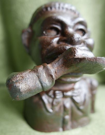 Antique Cast Iron Money Box