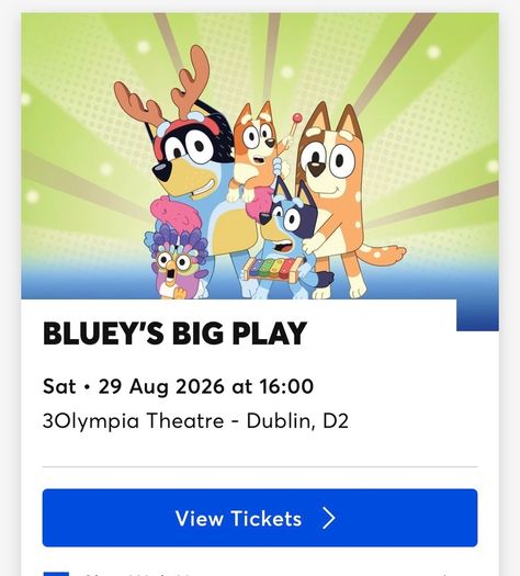 Bluey stage show