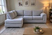 Grey  corner L shaped couch/sofa
