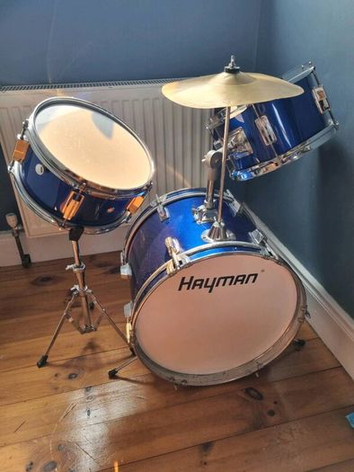 Hayman 3 piece junior drum set