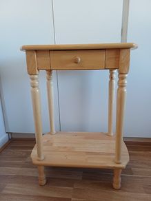 Small Consol Style Table  with Drawer & lower Shelf