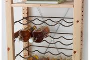 Ikea IVAR shelves with bottle rack 30x226x42
