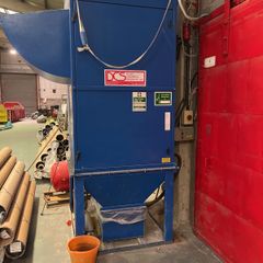 Industrial dust control unit