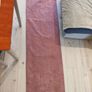 Pink velour eyelet curtains 90x90 inch Image 2