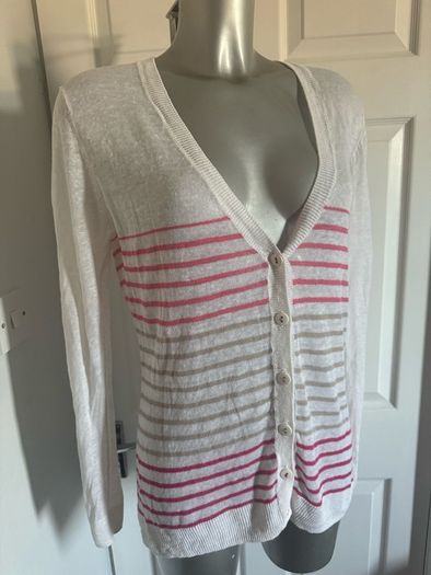 Clements Ribeiro pure linen cardigan size L UK14 EU40 Postage included