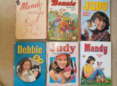 Vintage Girl's Annuals - Mandy, Bonnie, Debbie, Judy 10 euros each