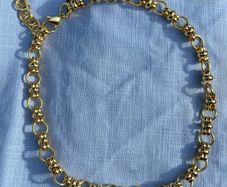 Jigsaw London gold plated necklace