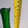 Murano Swing vase beaked vase of green colored glass Image 4
