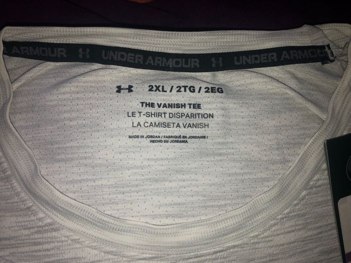 Under armour means running t-shirt size XXL brand new