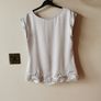 Silver sleeveless top (Oasis) Image 3