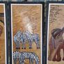 Set of 5 hand made African prints Image 5