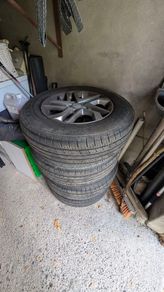 5x114.3 Alloys with All Season tyres  Came a Hyundai Tucson but will fit Kia or Mitsubishi as well.  Like new tyres. All season tyres.  Get it before the winter.