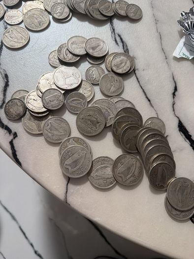 964 gram Irish silver coin