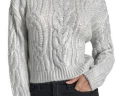 Dkny Silver Coated Jumper