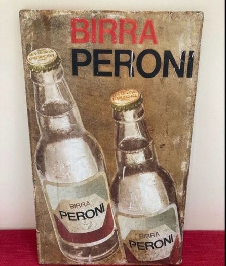 Peroni Italian Beer Vintage Sign