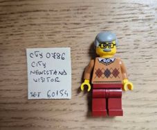 lego cty0786 city newsstand visitor, set 60154